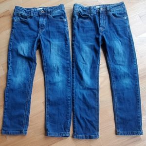 Hudson boys jeans, 2 pairs lot, sz 7